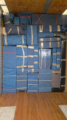Movers loading truck
